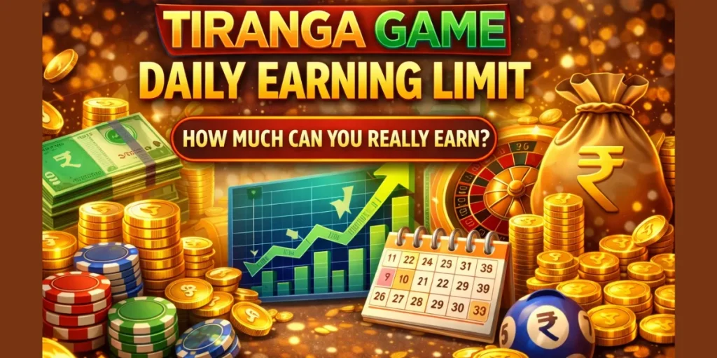 Tiranga Game Daily Earning Limit