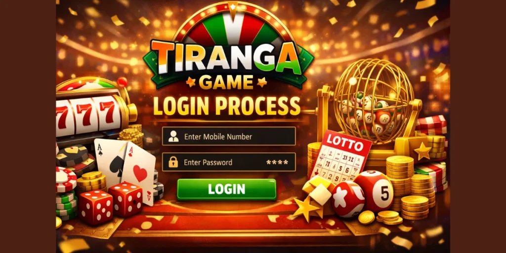 Tiranga Game Login Process