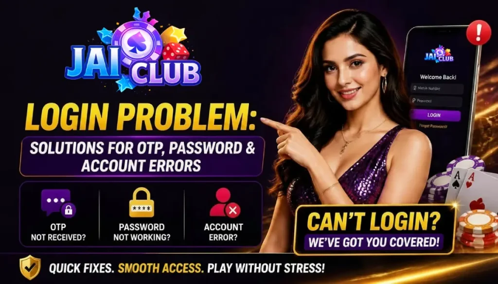 jai club login problem